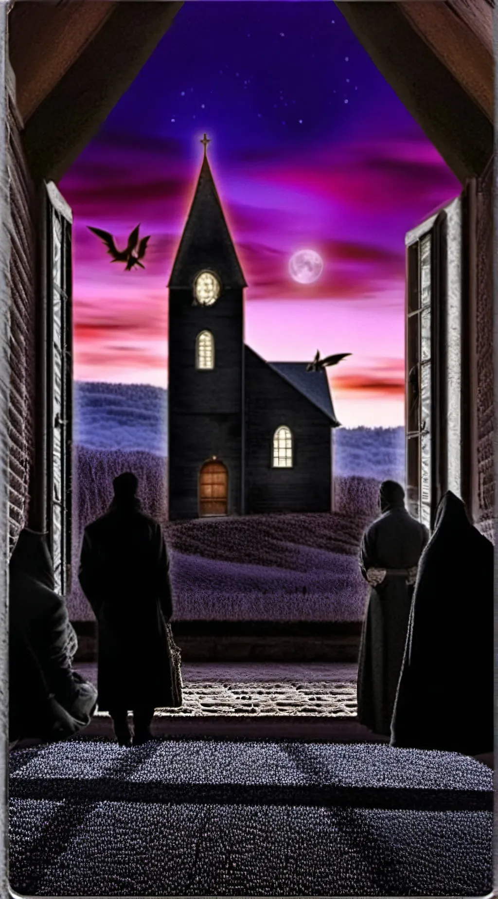 ai character: Ghost face gang background