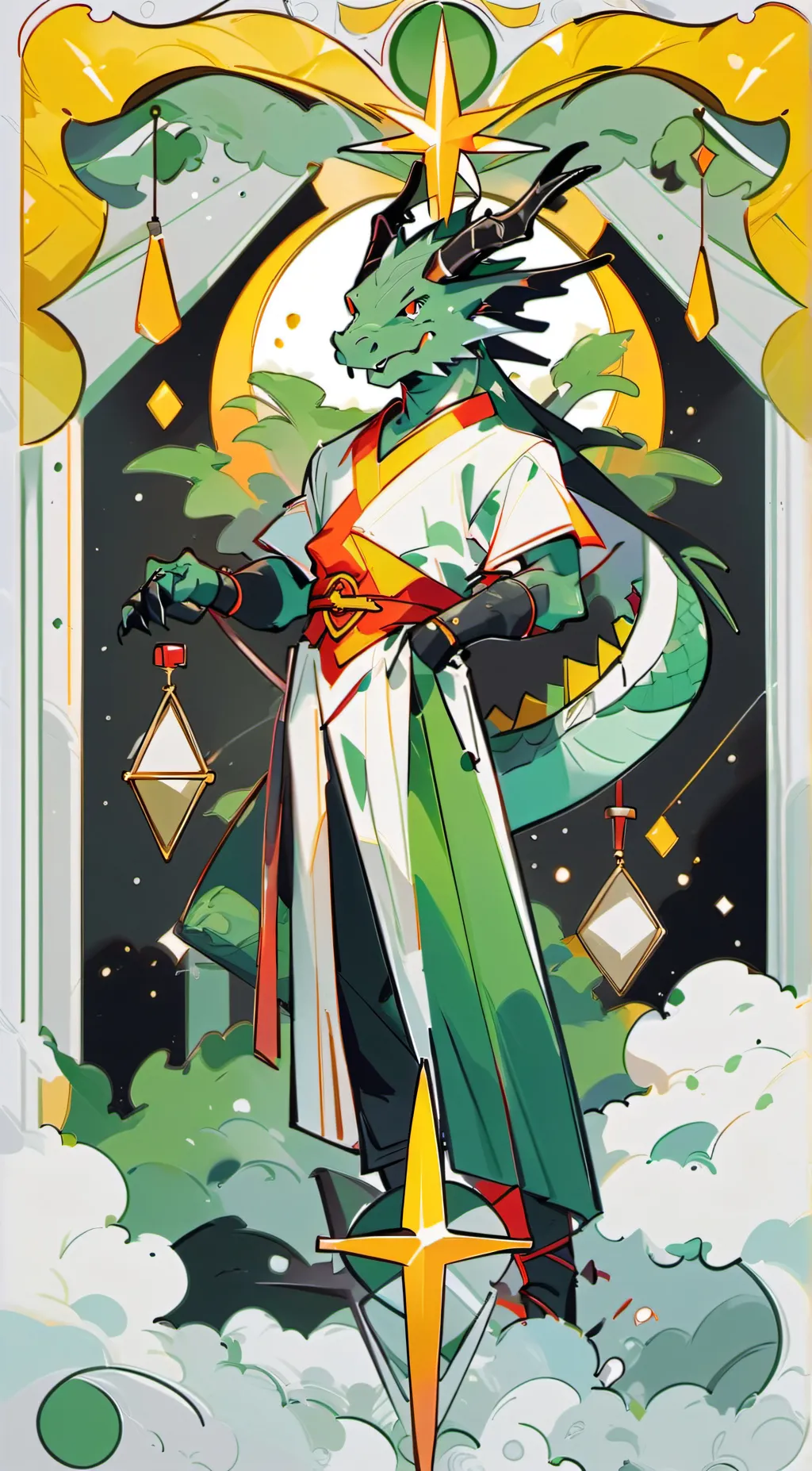 ai character: Nightlight background