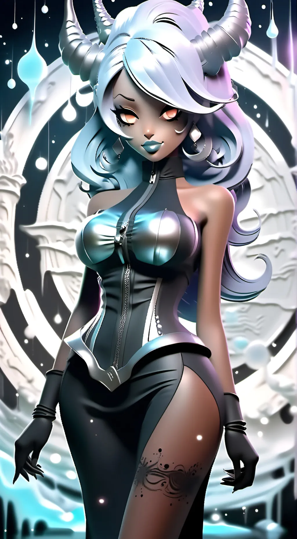 ai character: Evil Girl background