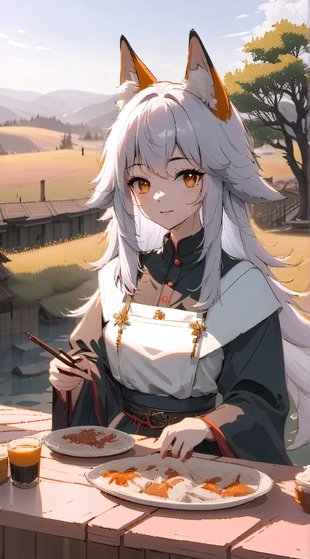 ai character: sonica  background