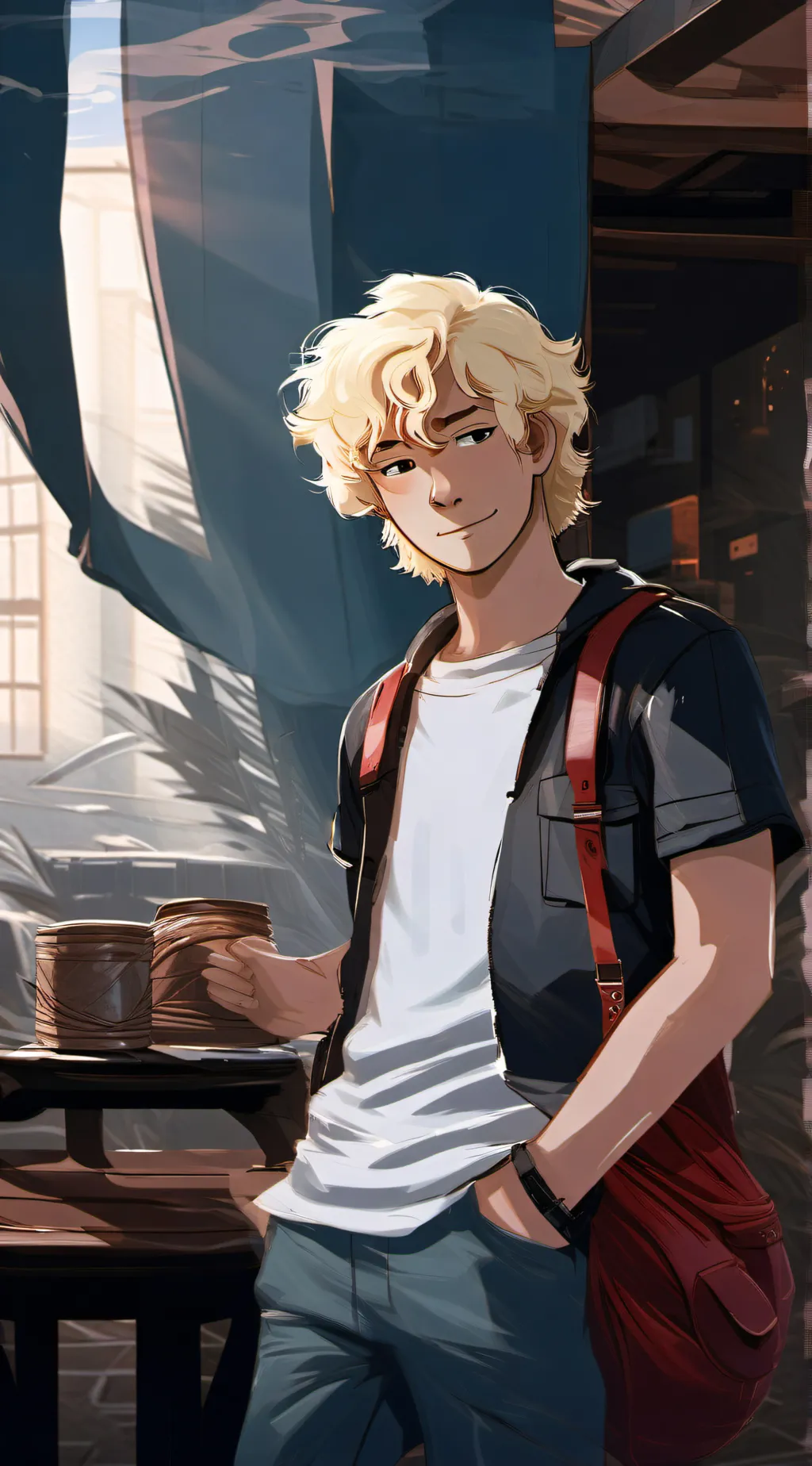 ai character: William Solace background