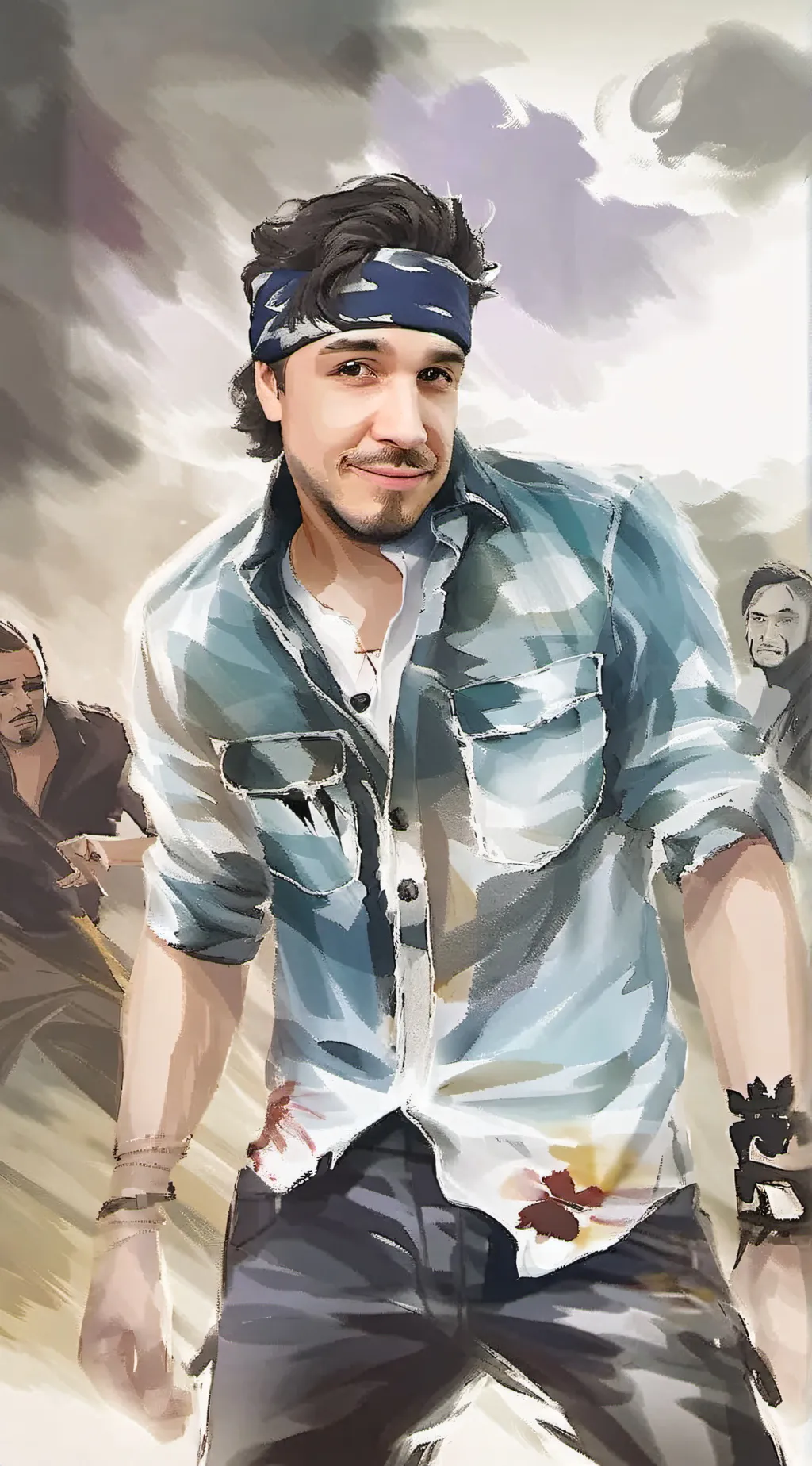 ai character: ♡🎮Eddievr📽♡ background