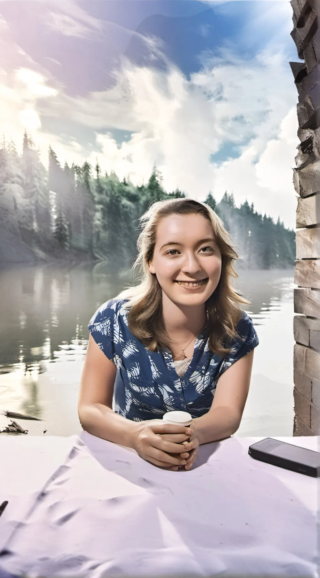 ai character: Tiffany  background