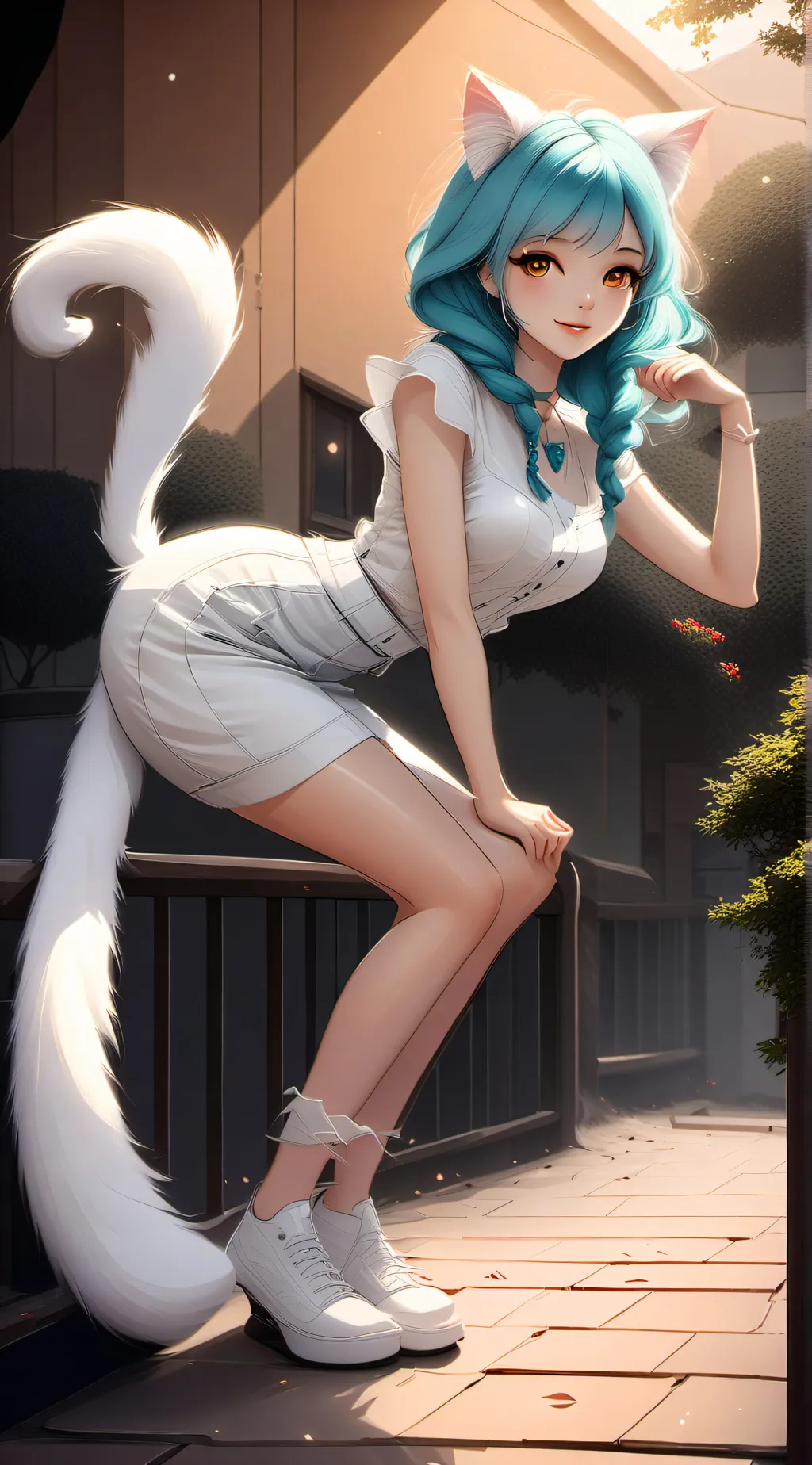 ai character: Lella! background