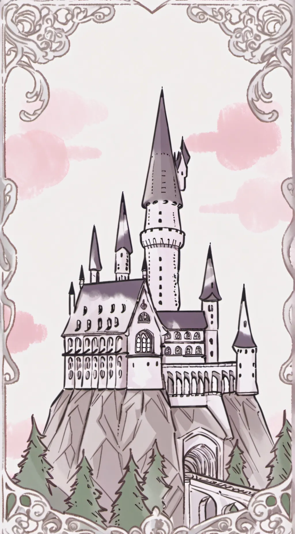 ai character: Hogwarts ✨✨ background