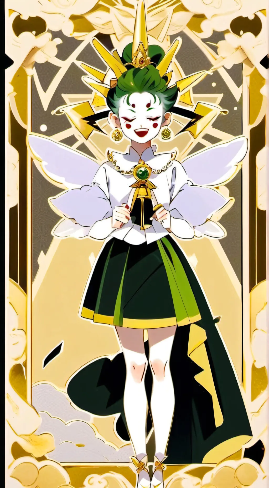 ai character: velvet background