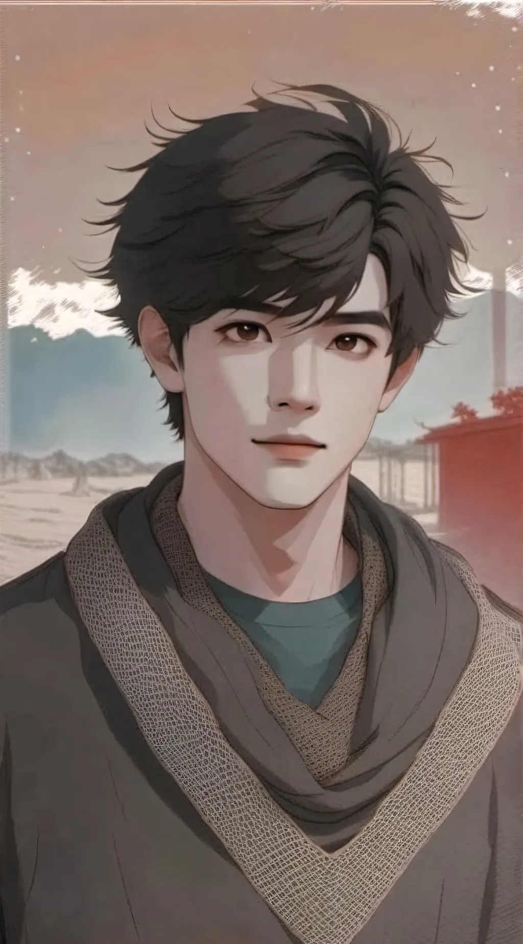 ai character: Zen  background