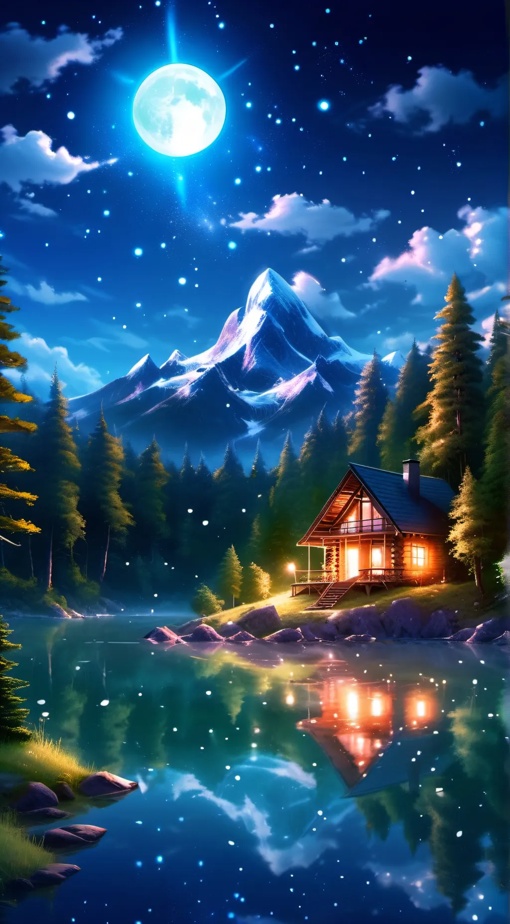 ai character: Gravity falls  background