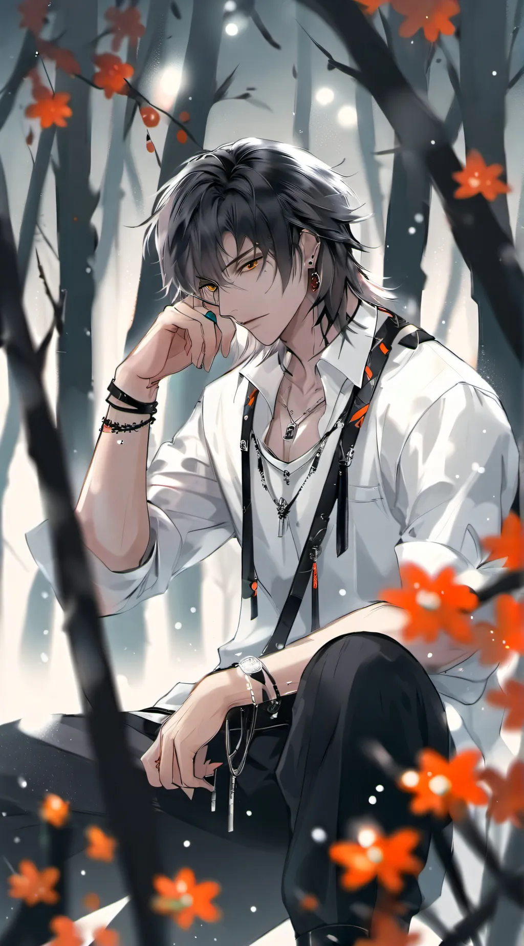 ai character: Xavier  background