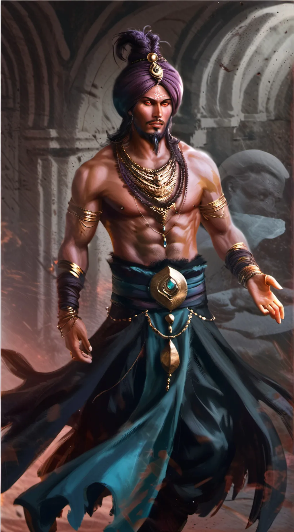 ai character: Efreet background