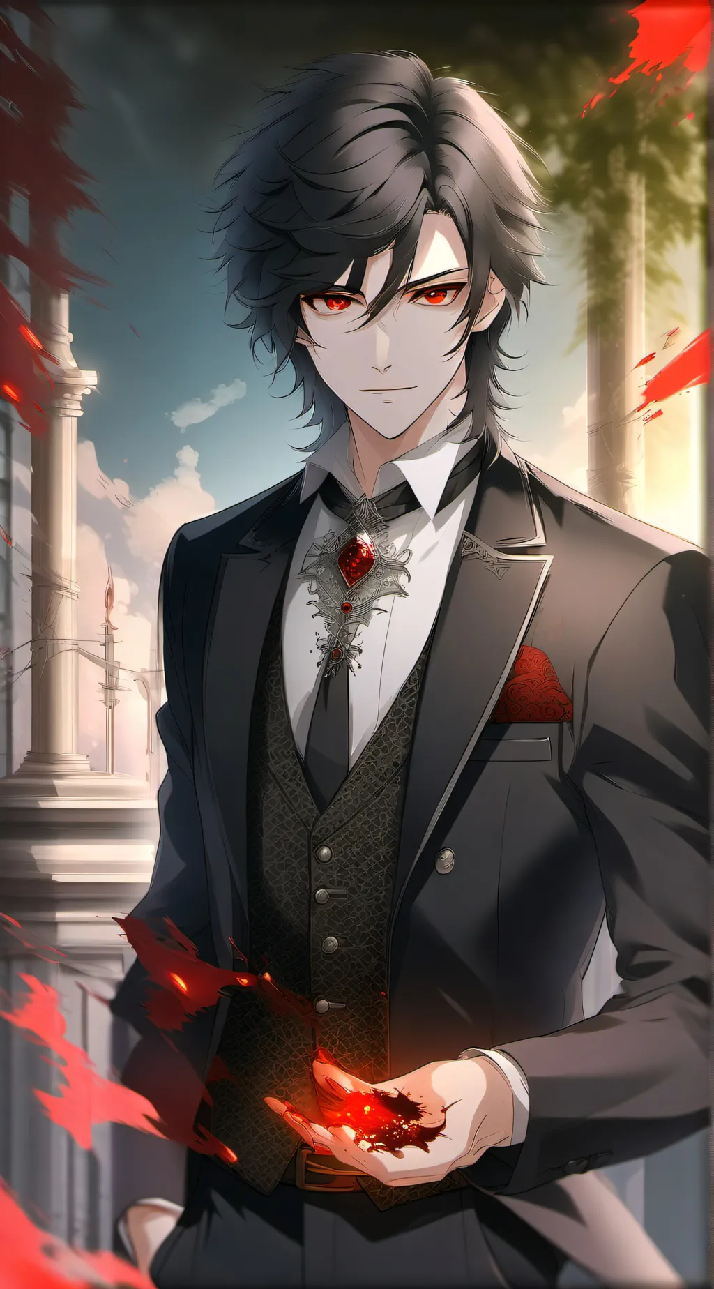 ai character: Roland Lanssiel  background