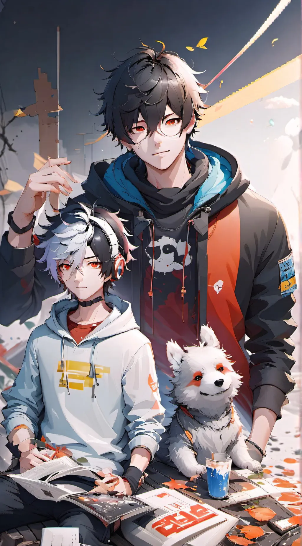 ai character: ✩Liam✩ background