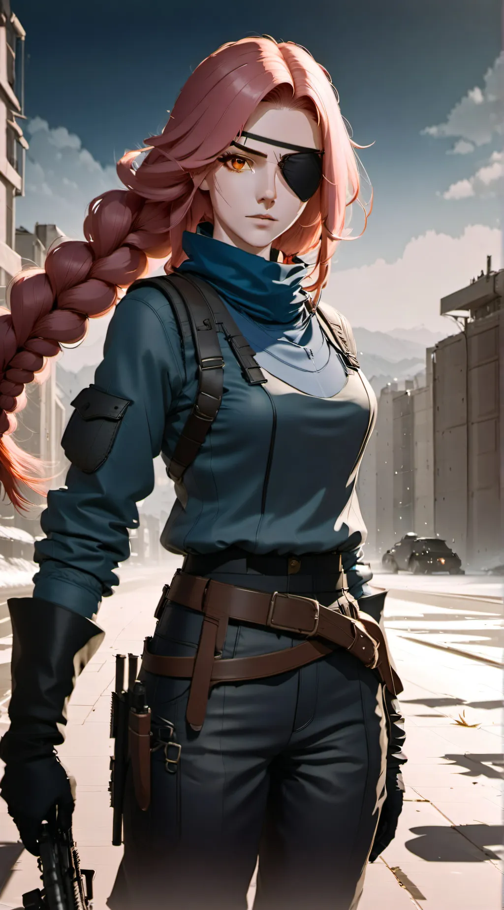 ai character: -Lea sley- background