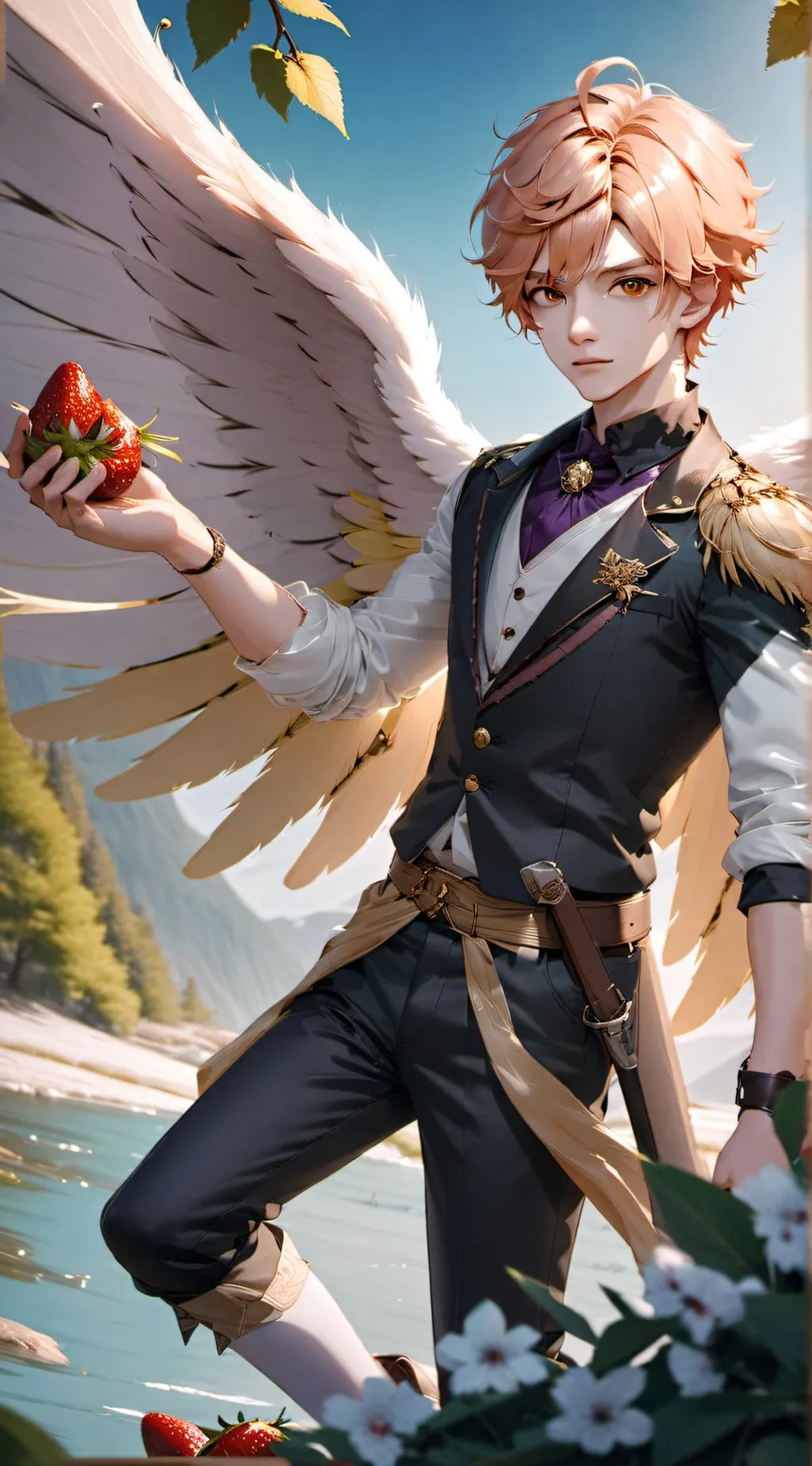 ai character: Angle Prince background