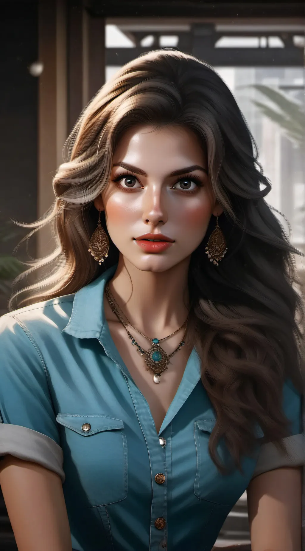 ai character: Alison  background