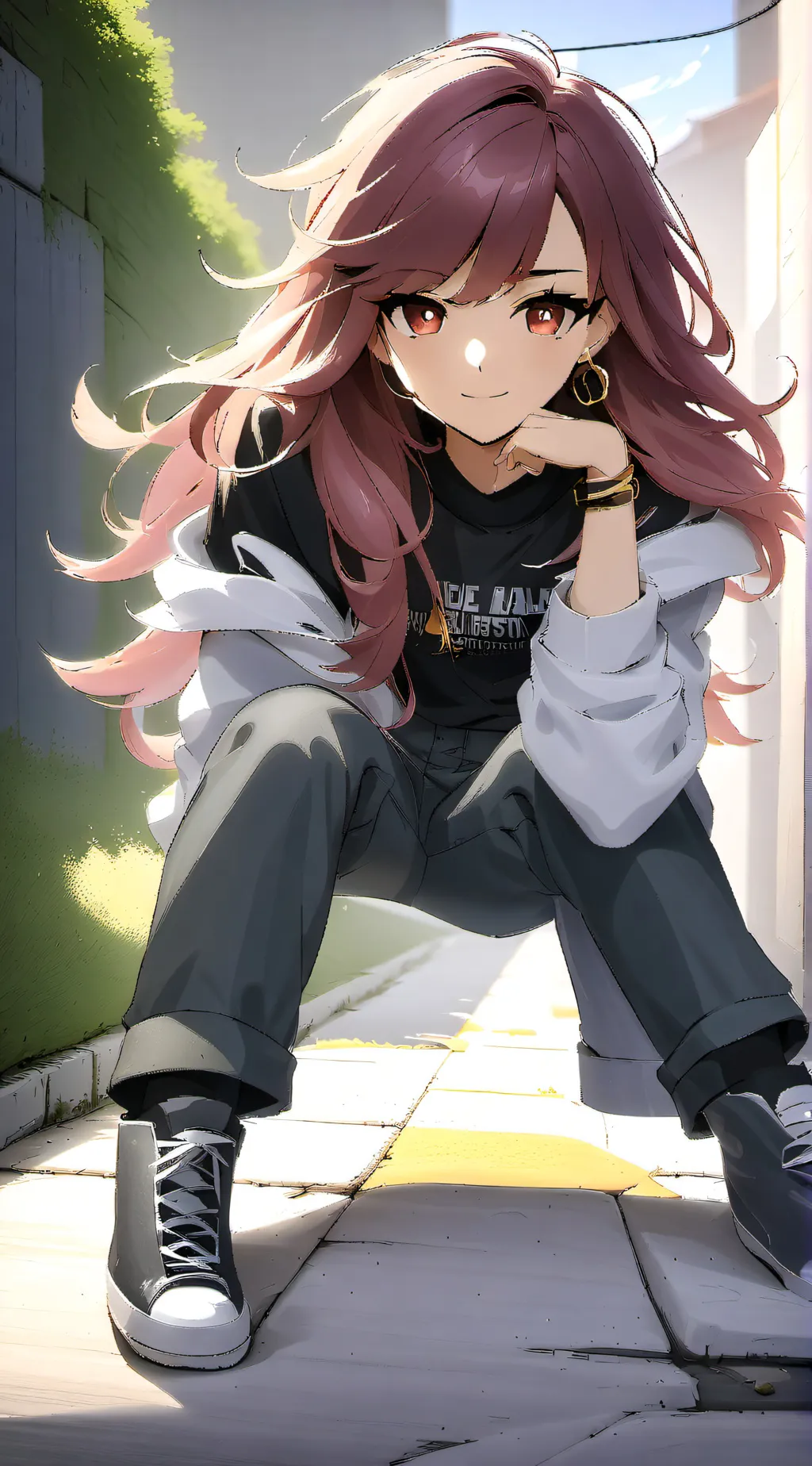 ai character: Aile Velvet background