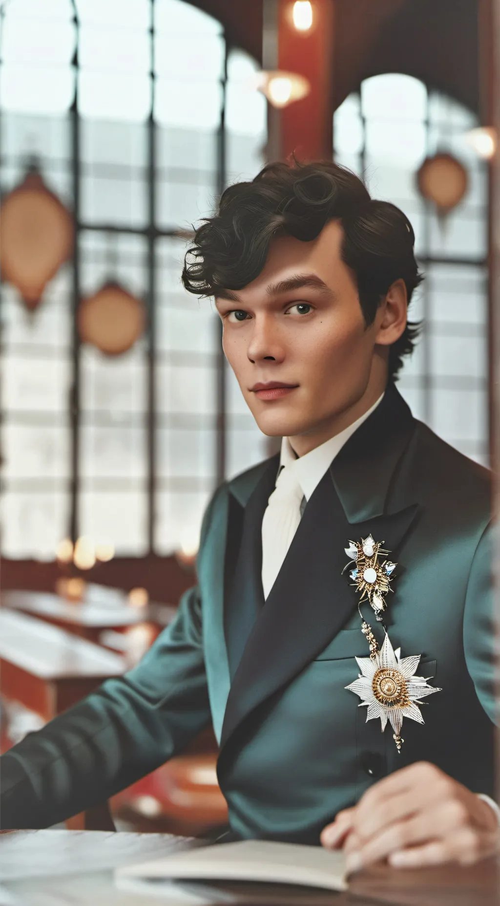 ai character: mattheo riddle background