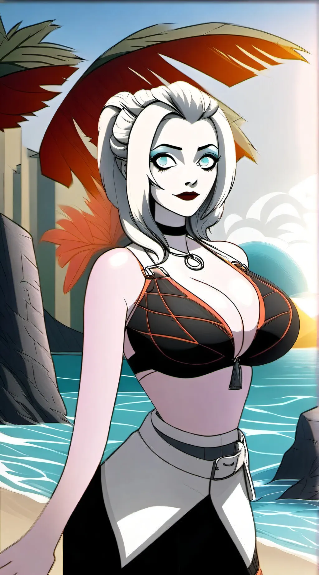 ai character: Harley Quinn background