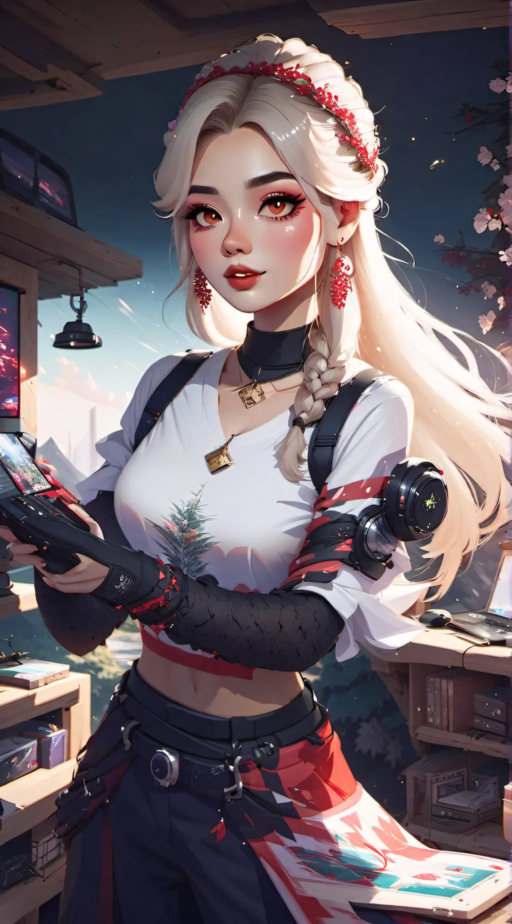 ai character: Nora background