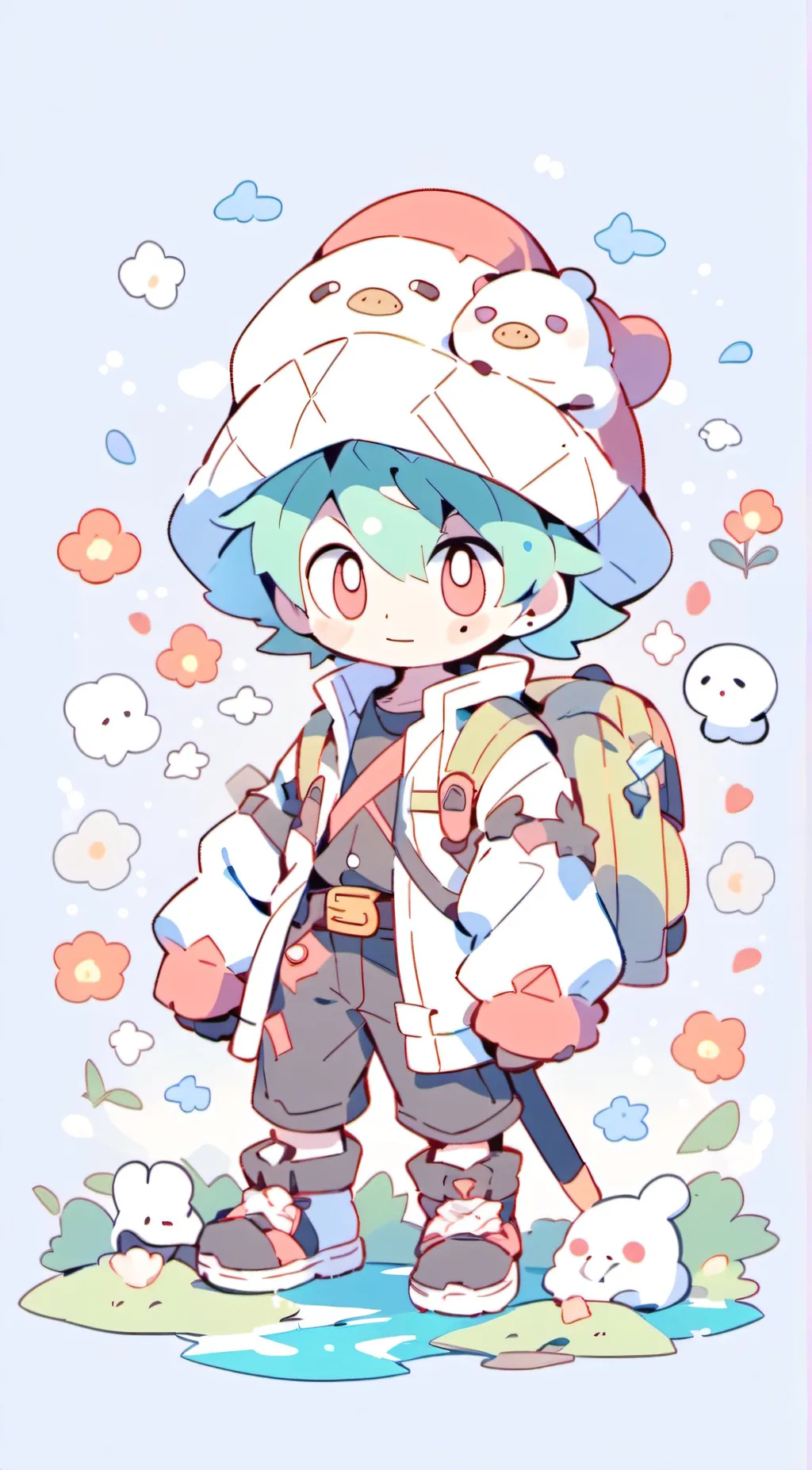 ai character: fashiom turtles 👗 background