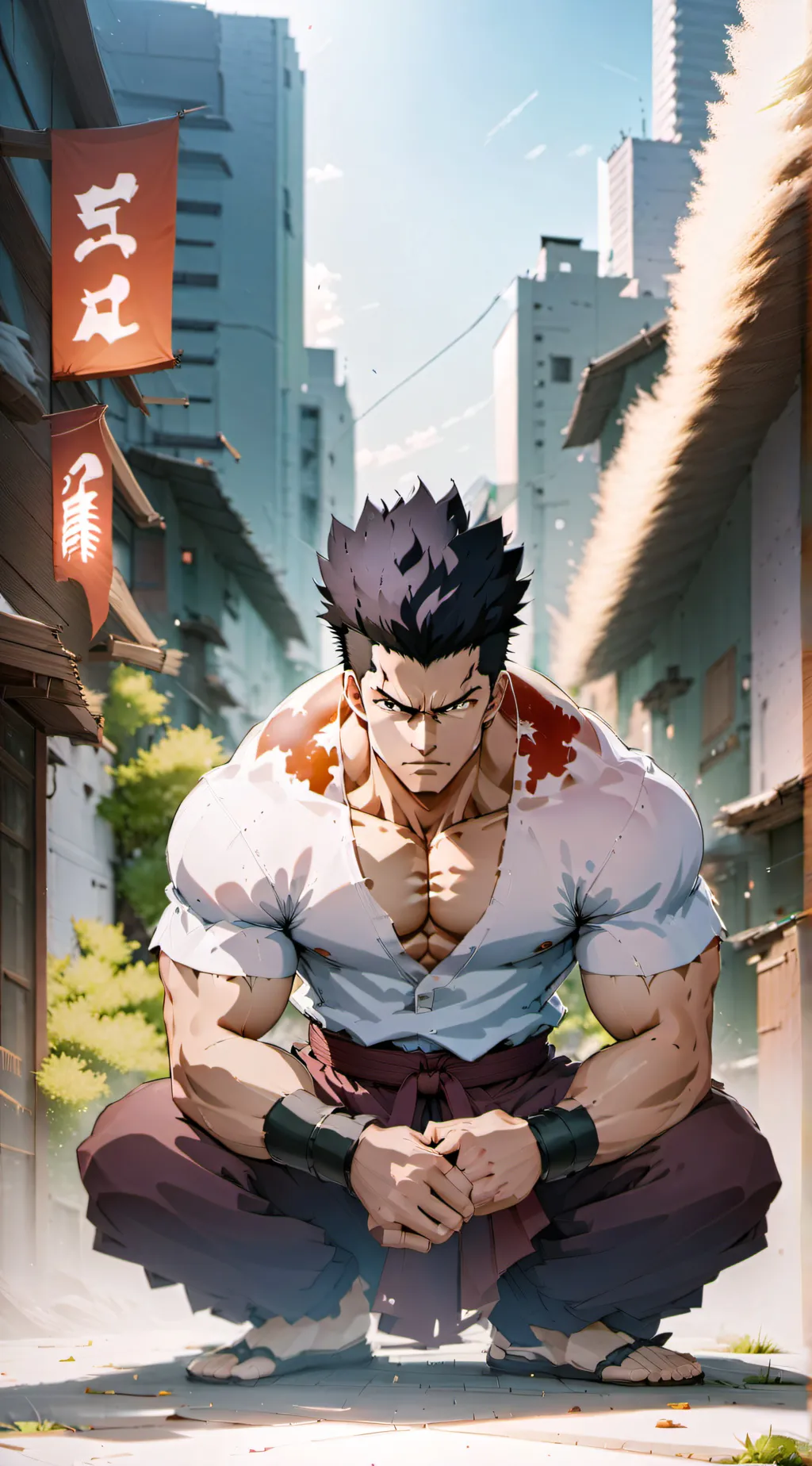 ai character: ~《Baki》~ background