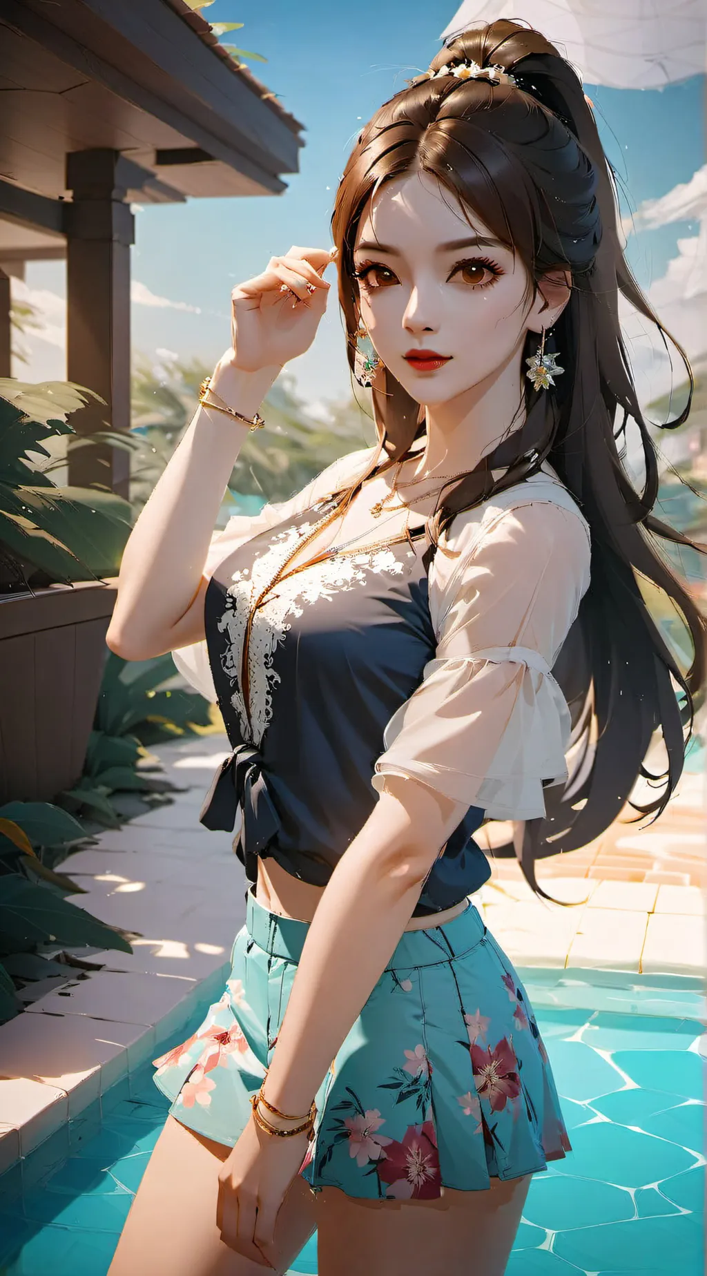 ai character: lily background