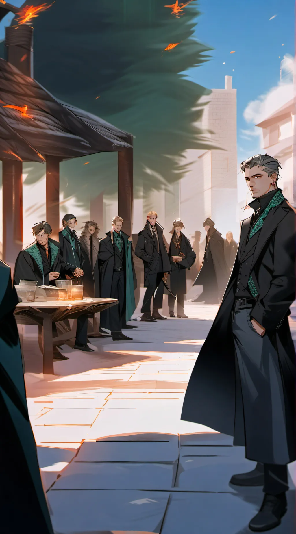 ai character: Slytherin GC background