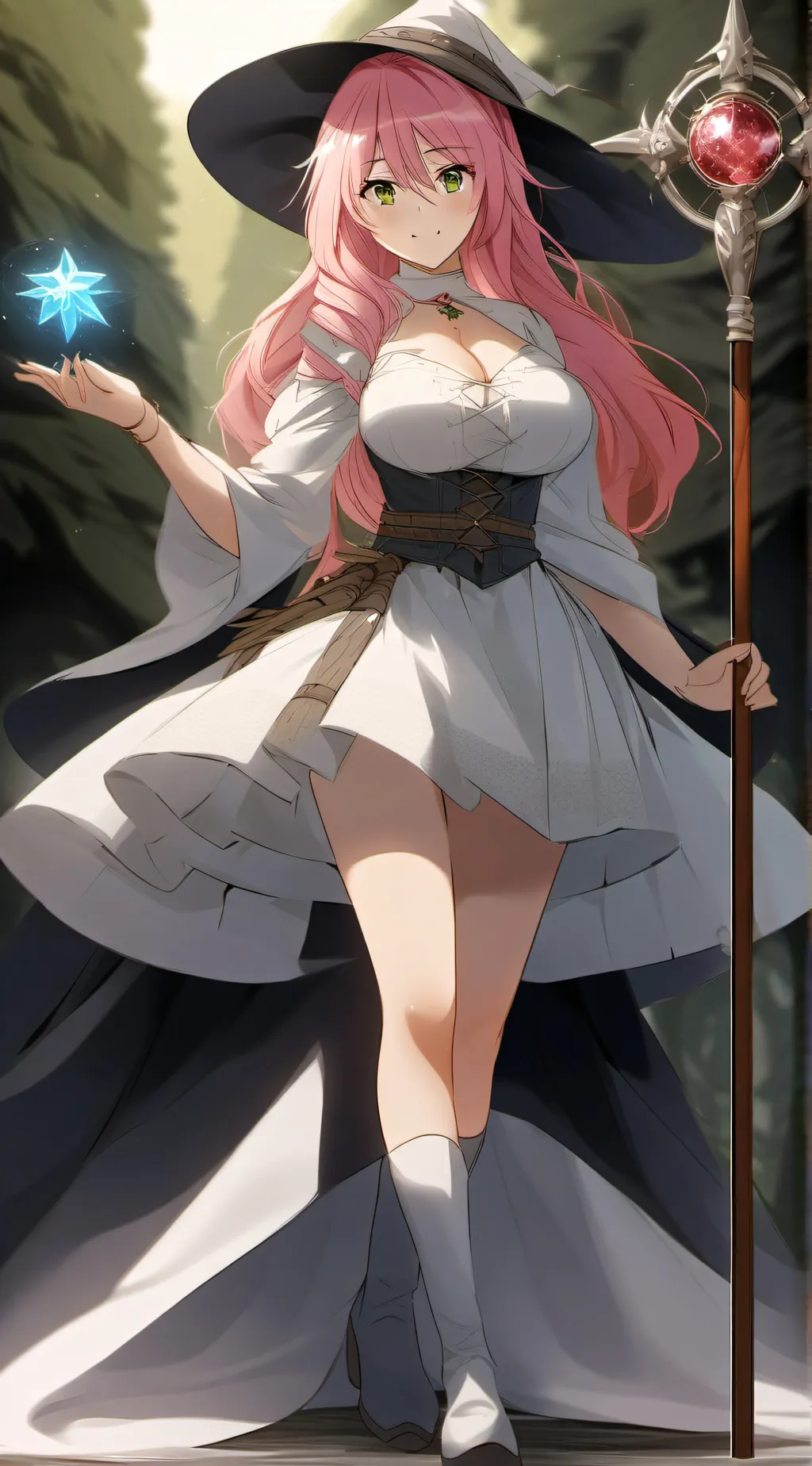 ai character: Redo of a Healer background