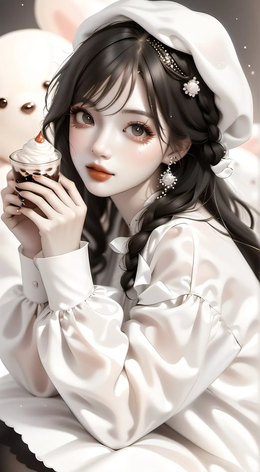 ai character: boba princess background