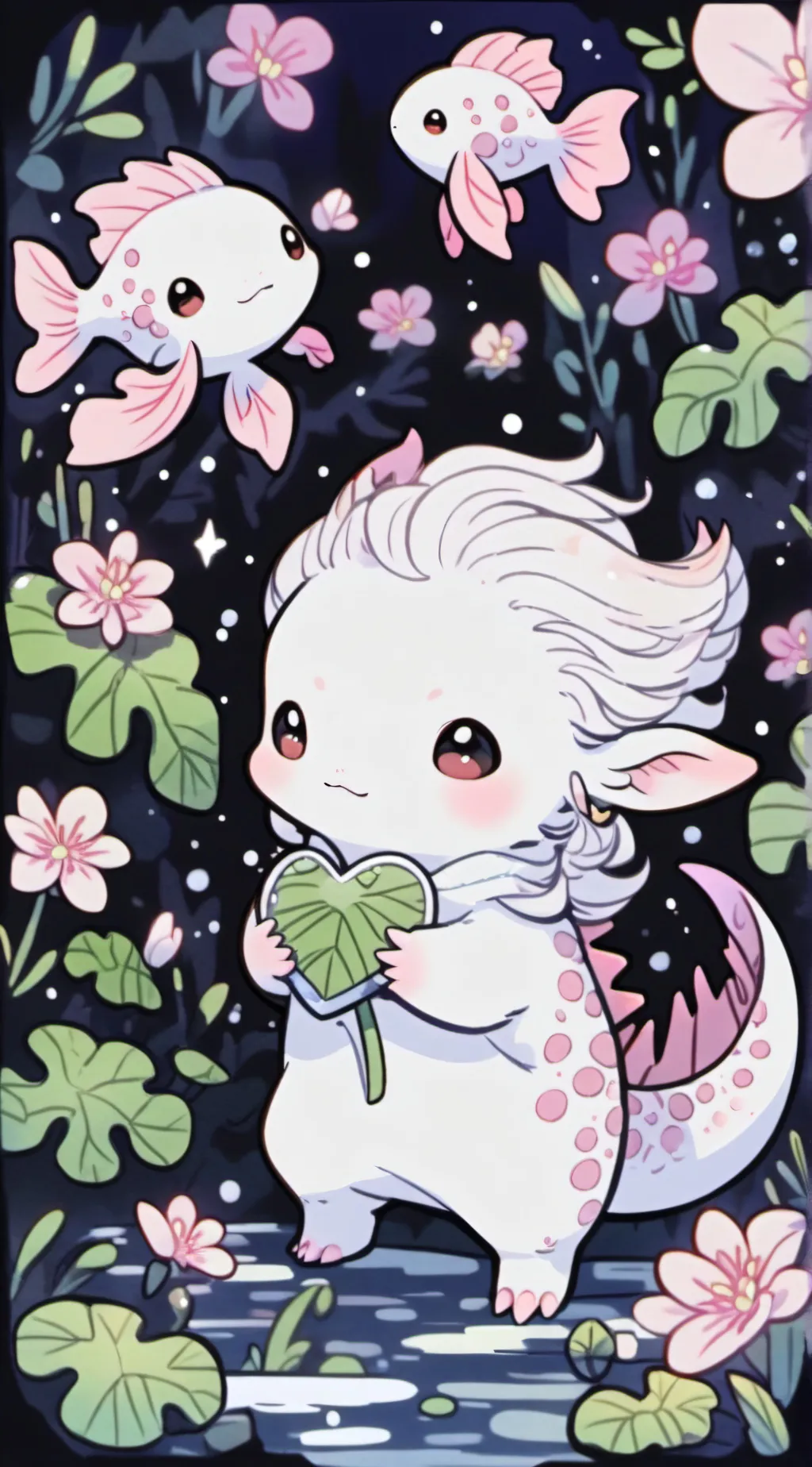 ai character: axolotl family background