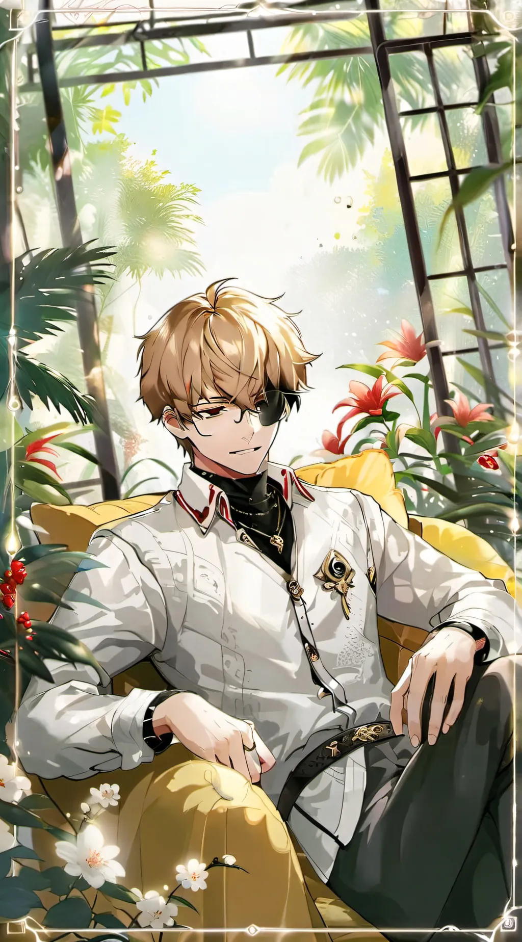 ai character: Bakugo  background