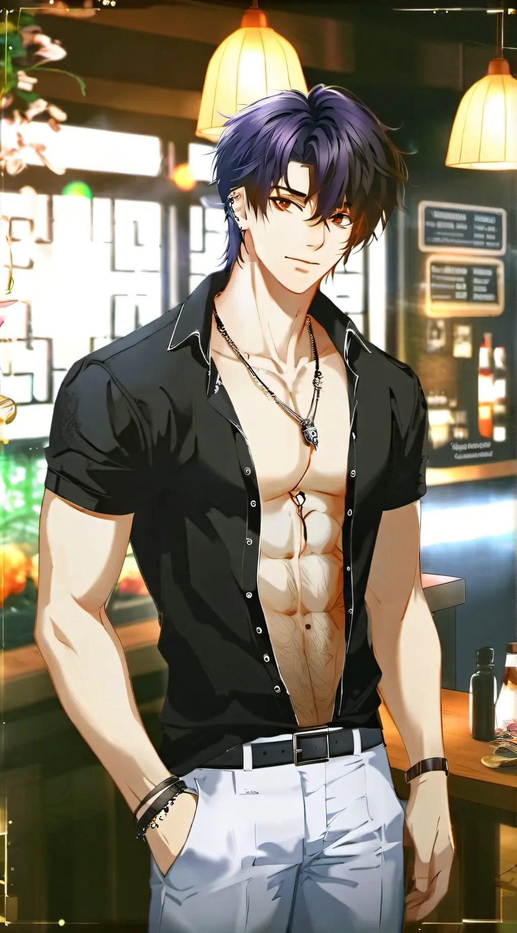 ai character: Max background