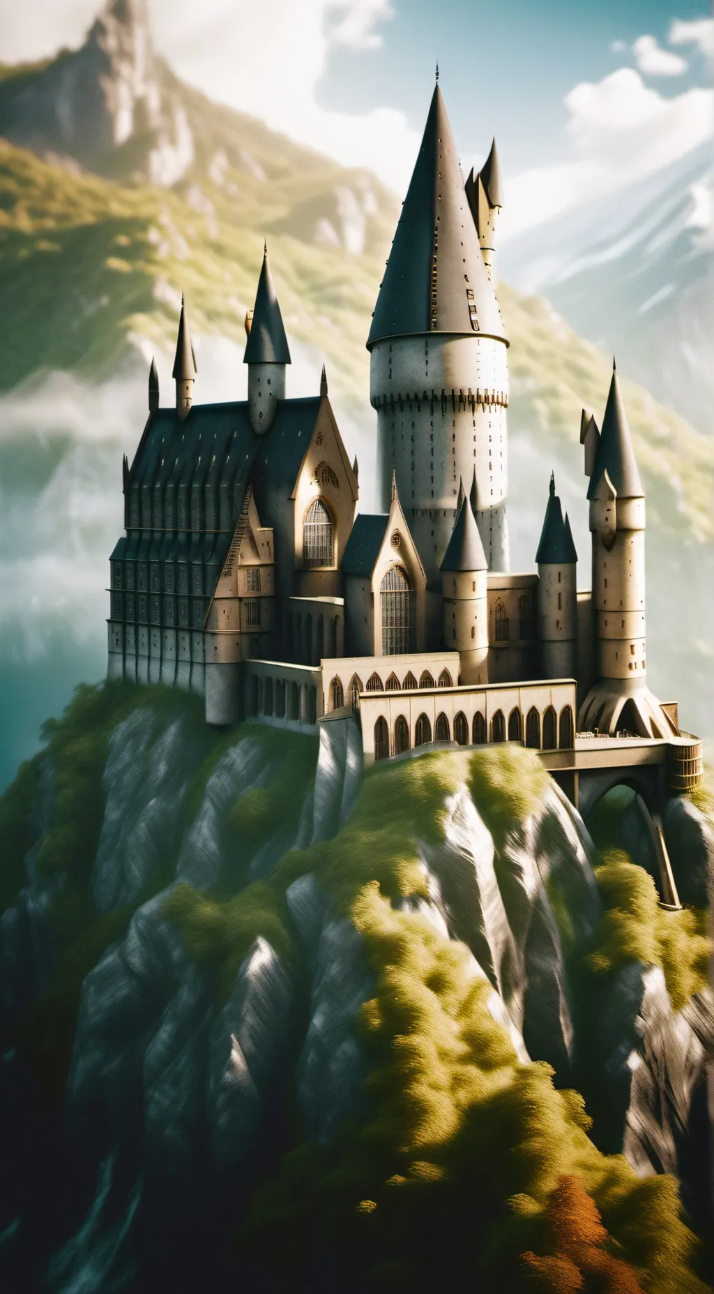 ai character: Hogwarts  background