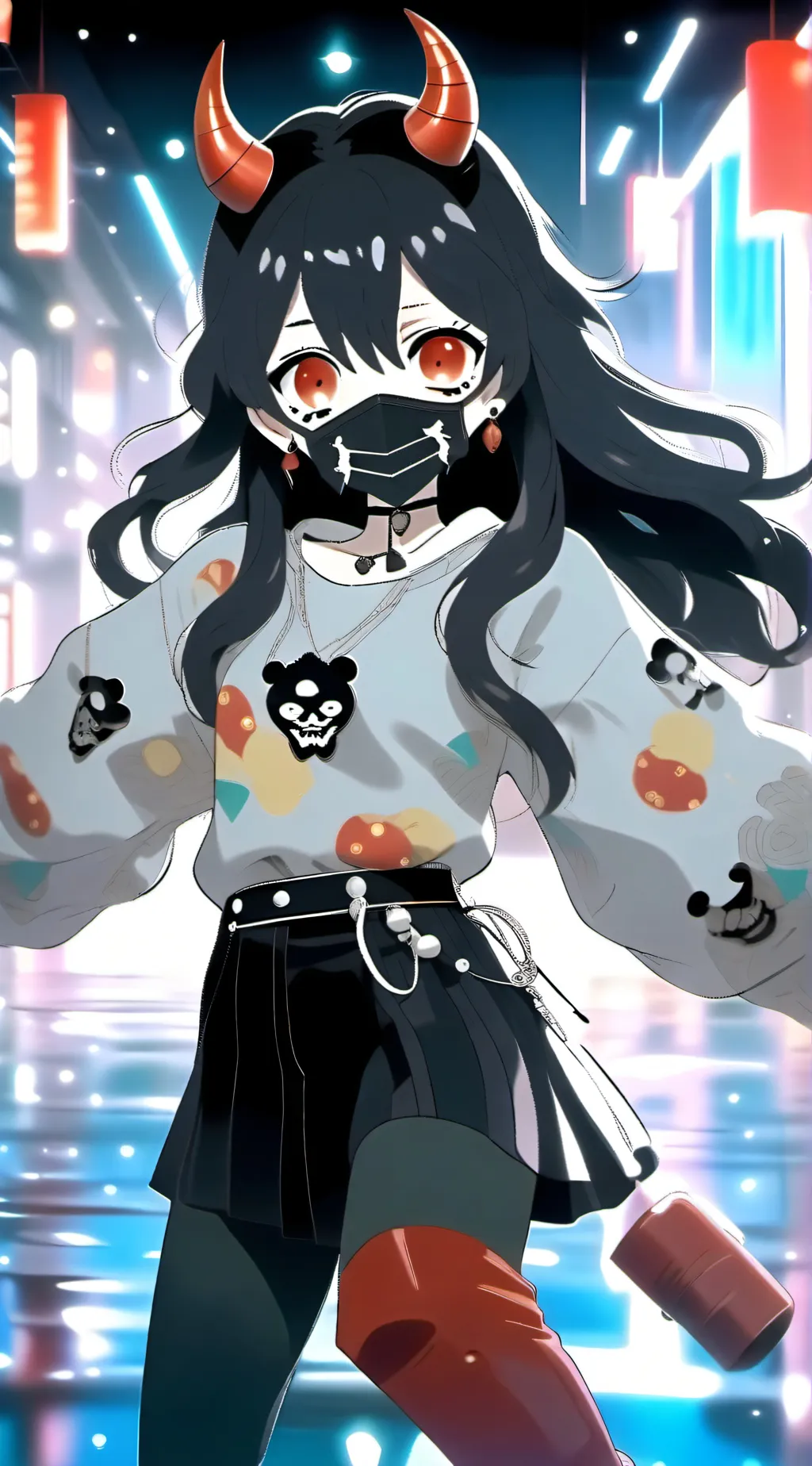 ai character: Rose background