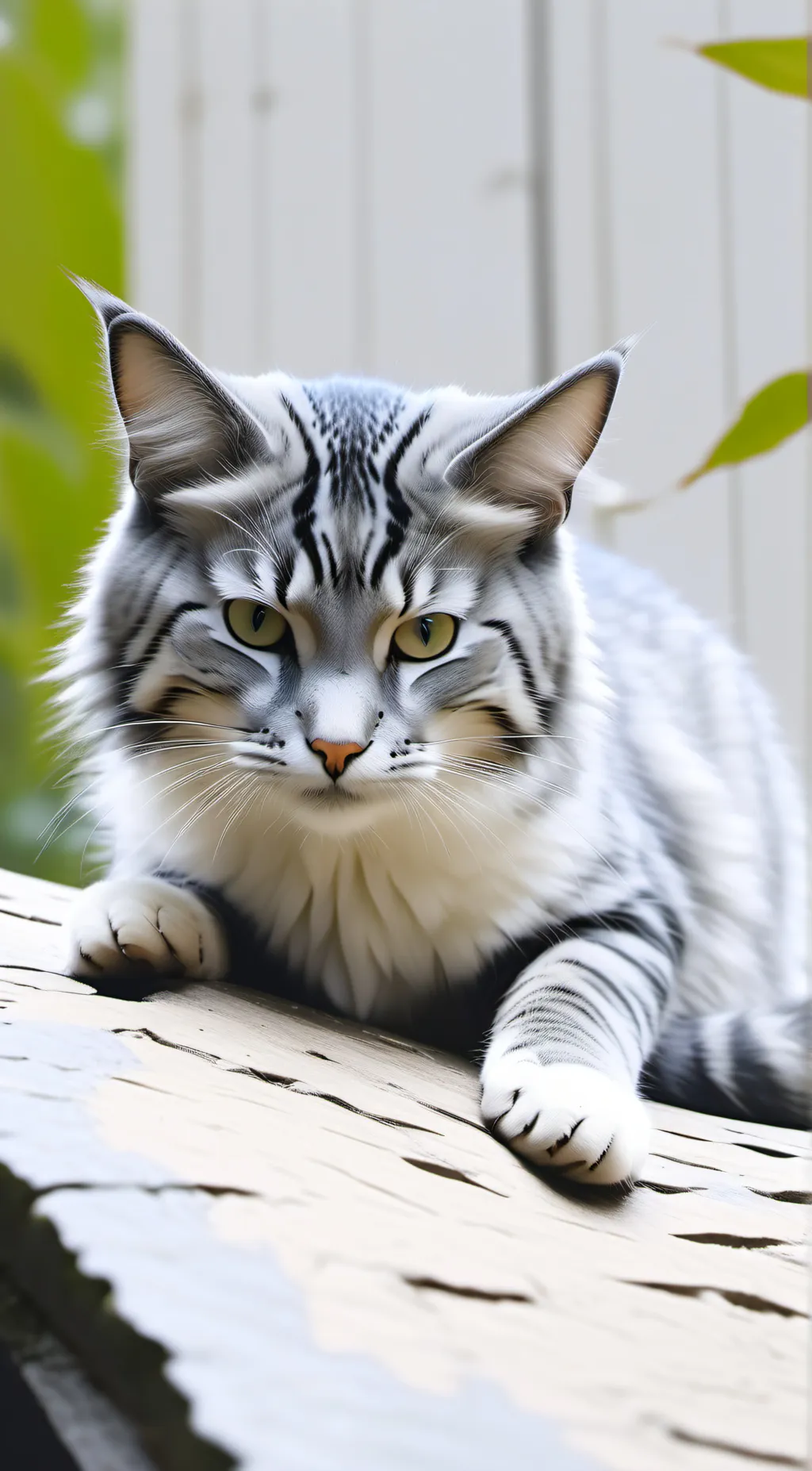 ai character: Cat sister  background