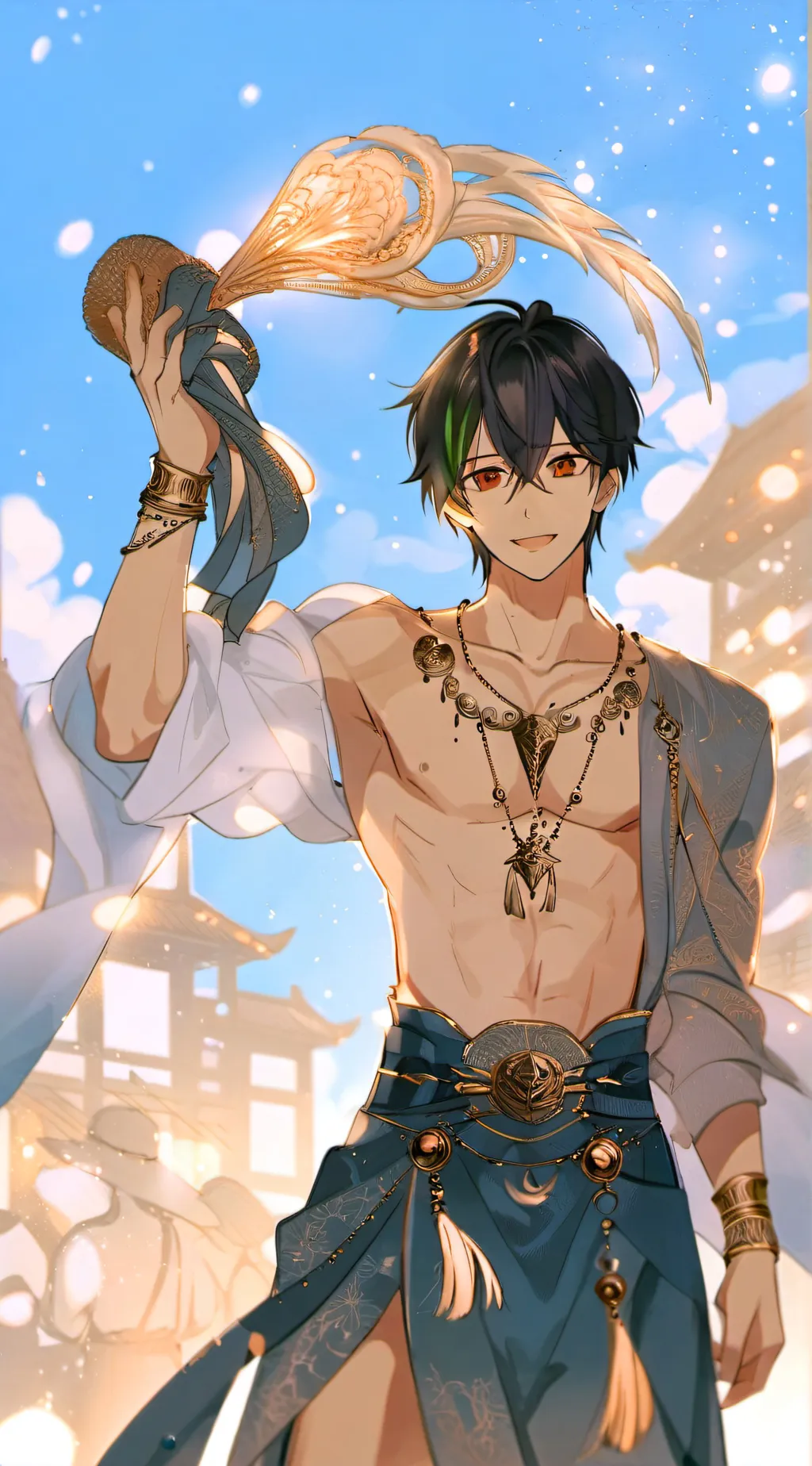 ai character: Prince maiden background