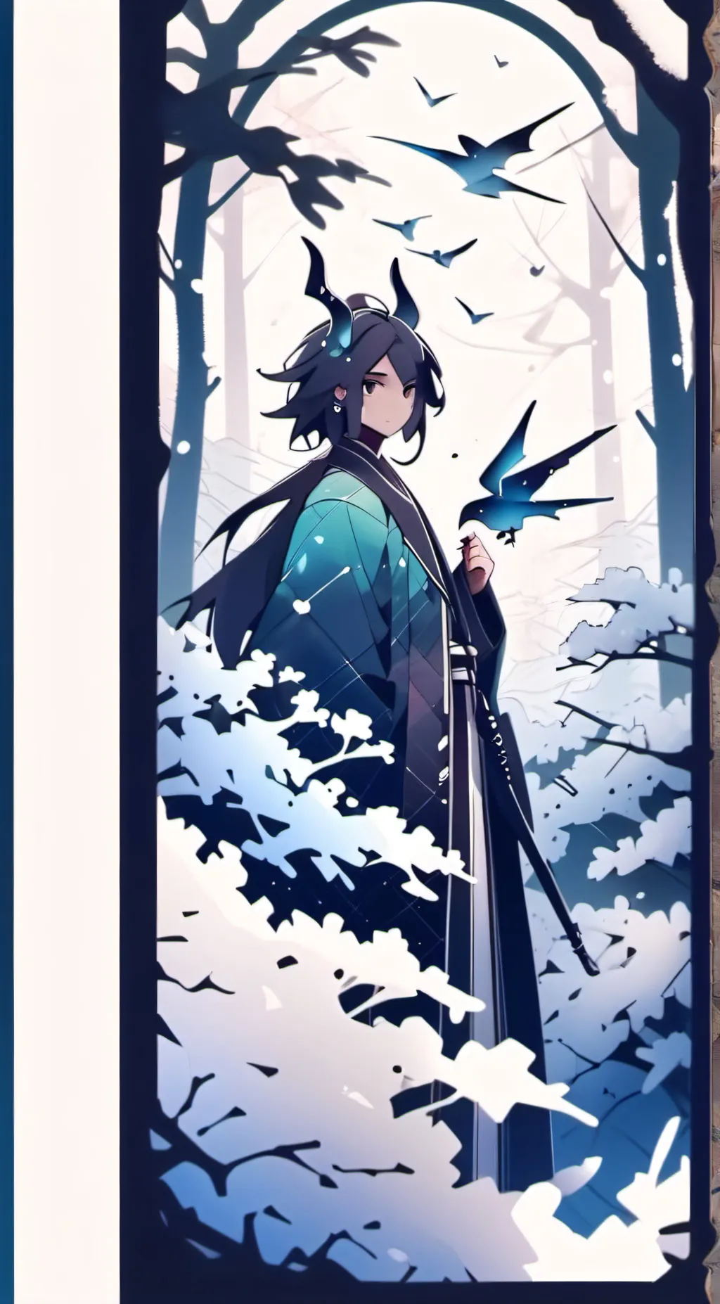 ai character: Demon slayer💅 background