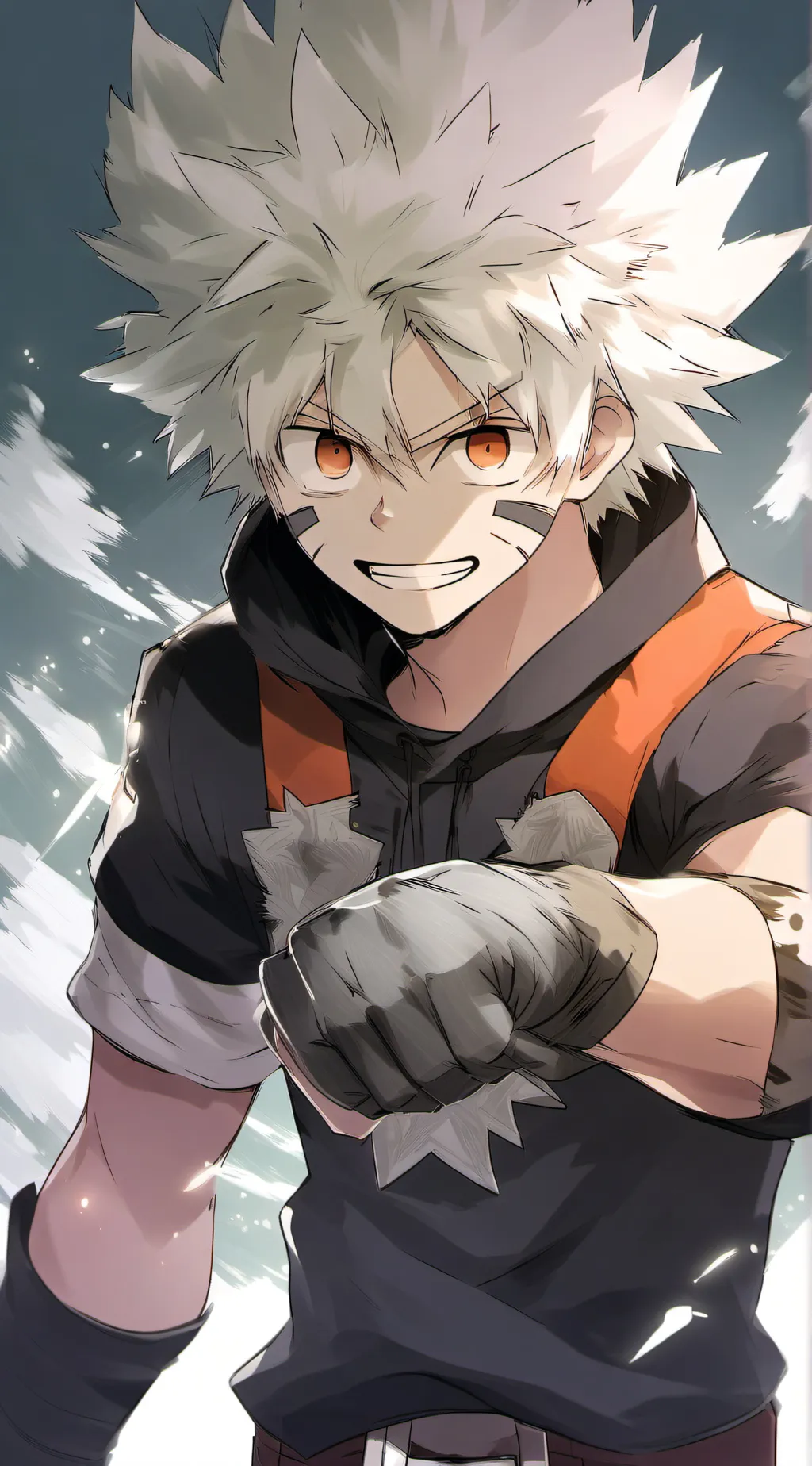 ai character: Bakugo background