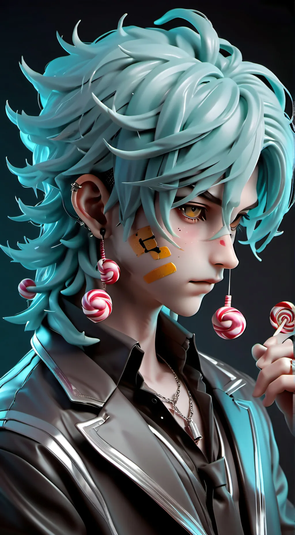 ai character: Justine  background