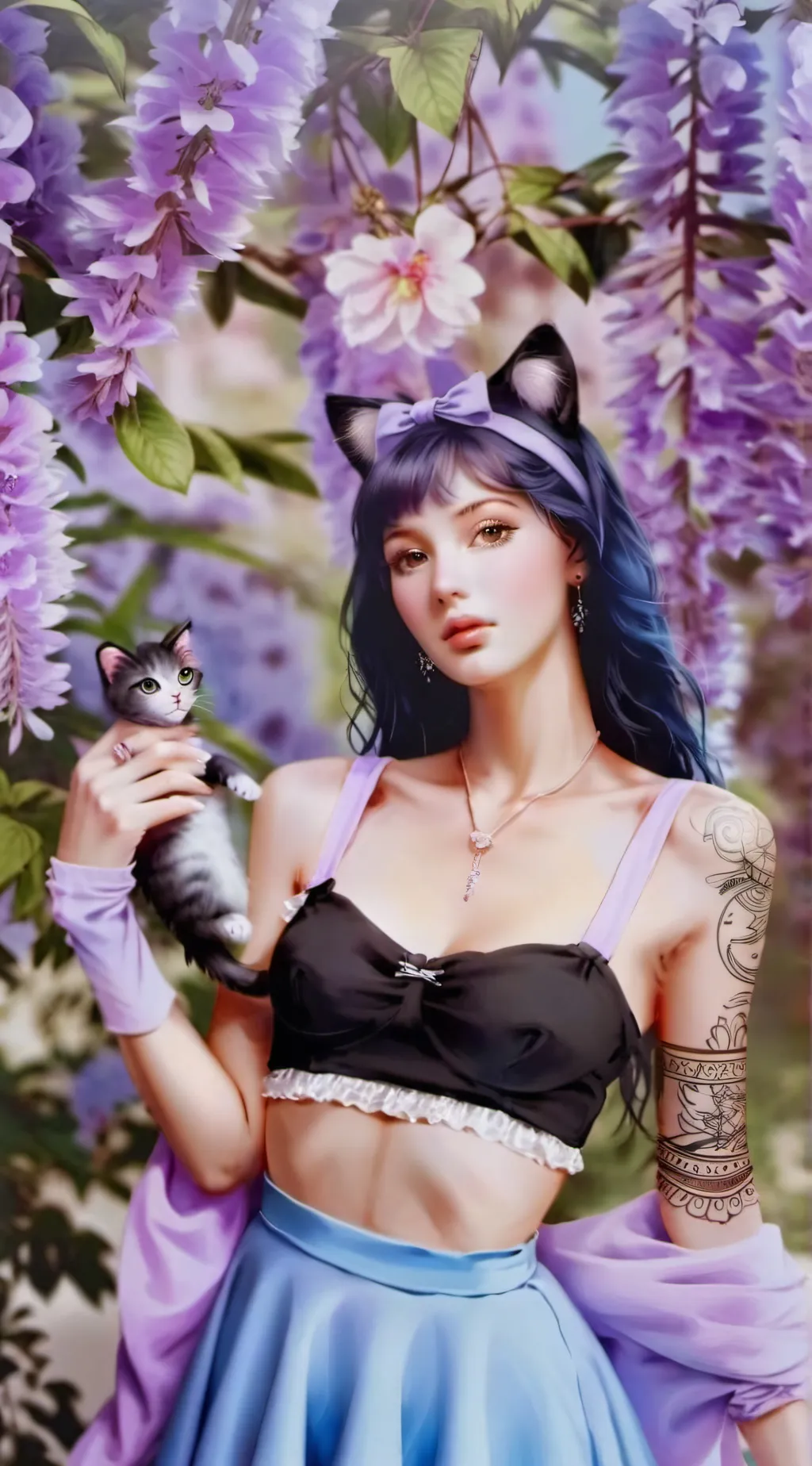 ai character: melanie martinez background