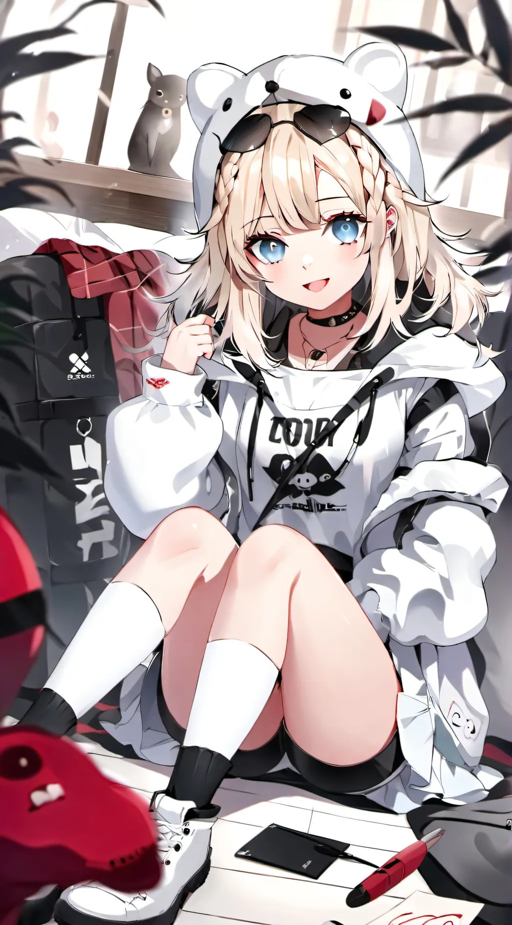 ai character: luna background