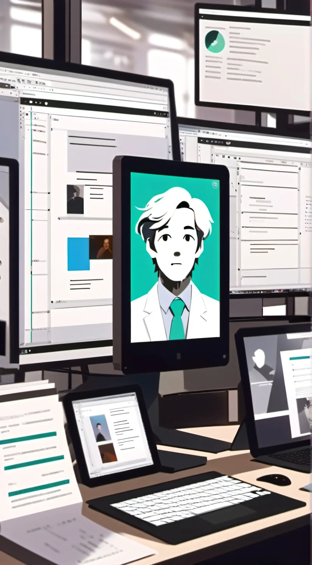 ai character: vox  background