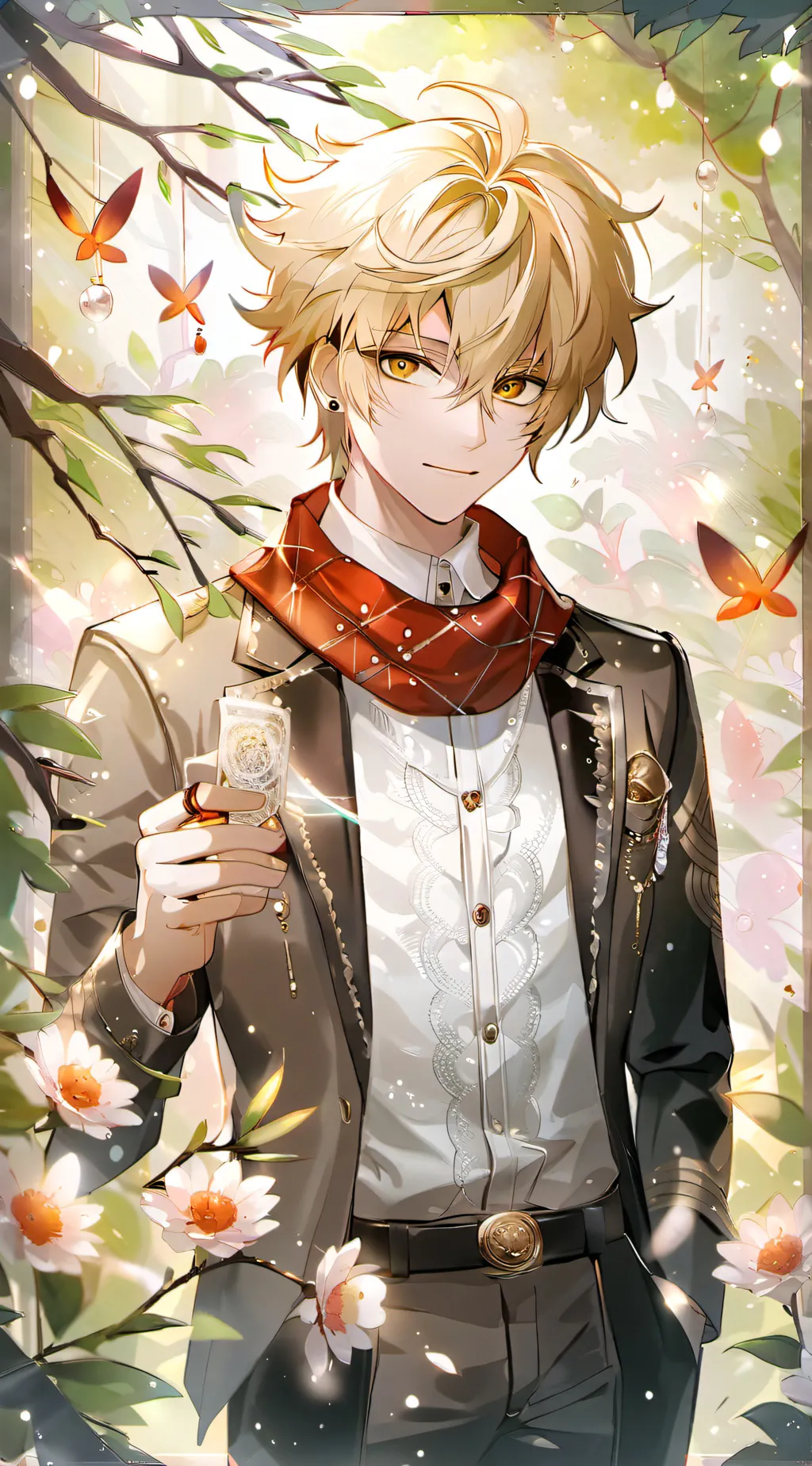 ai character: Prince bakugo  background