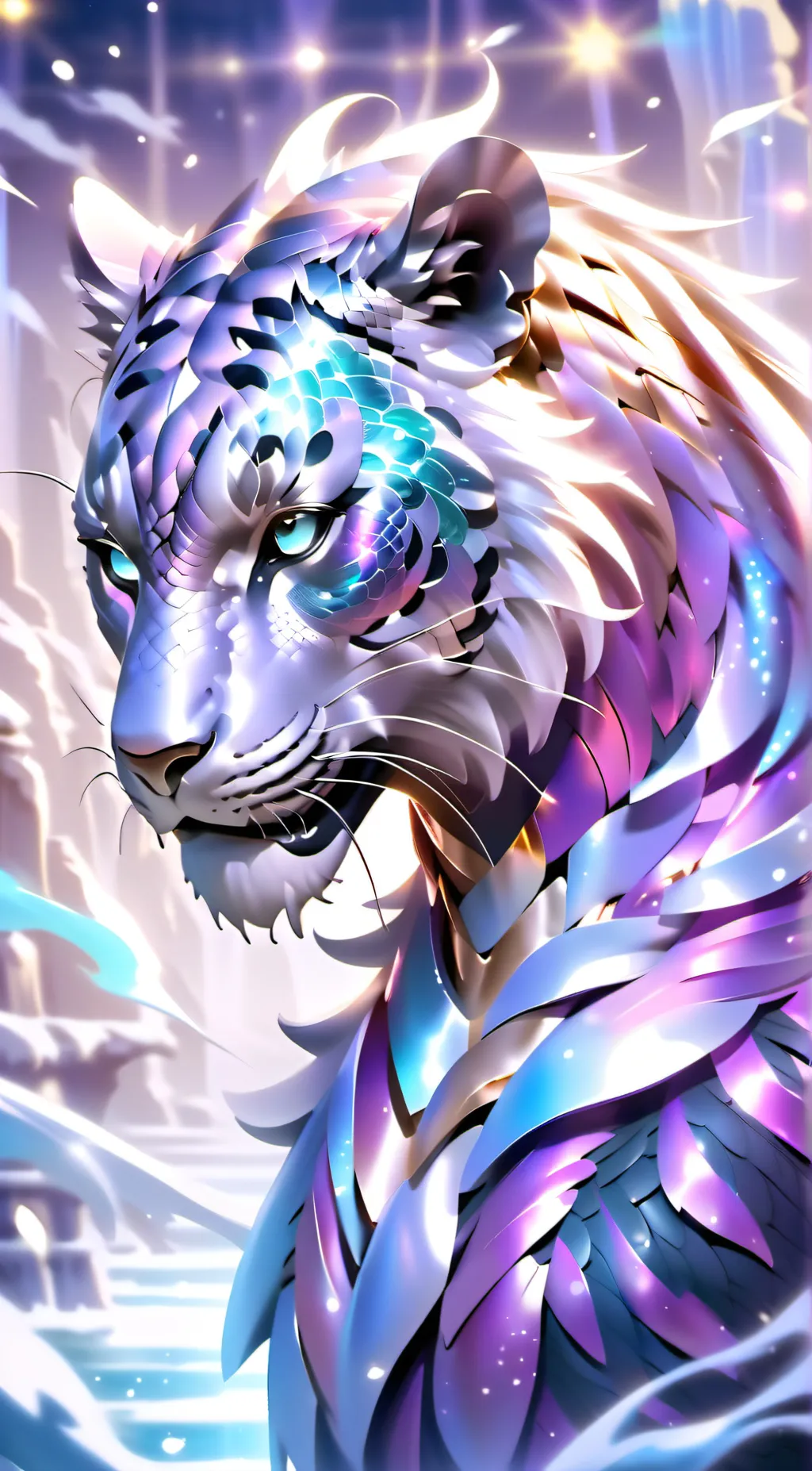 ai character: Crystal  background