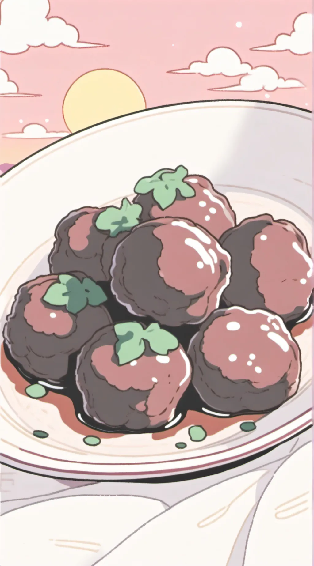 ai character: 💩💀balls💀💩 background