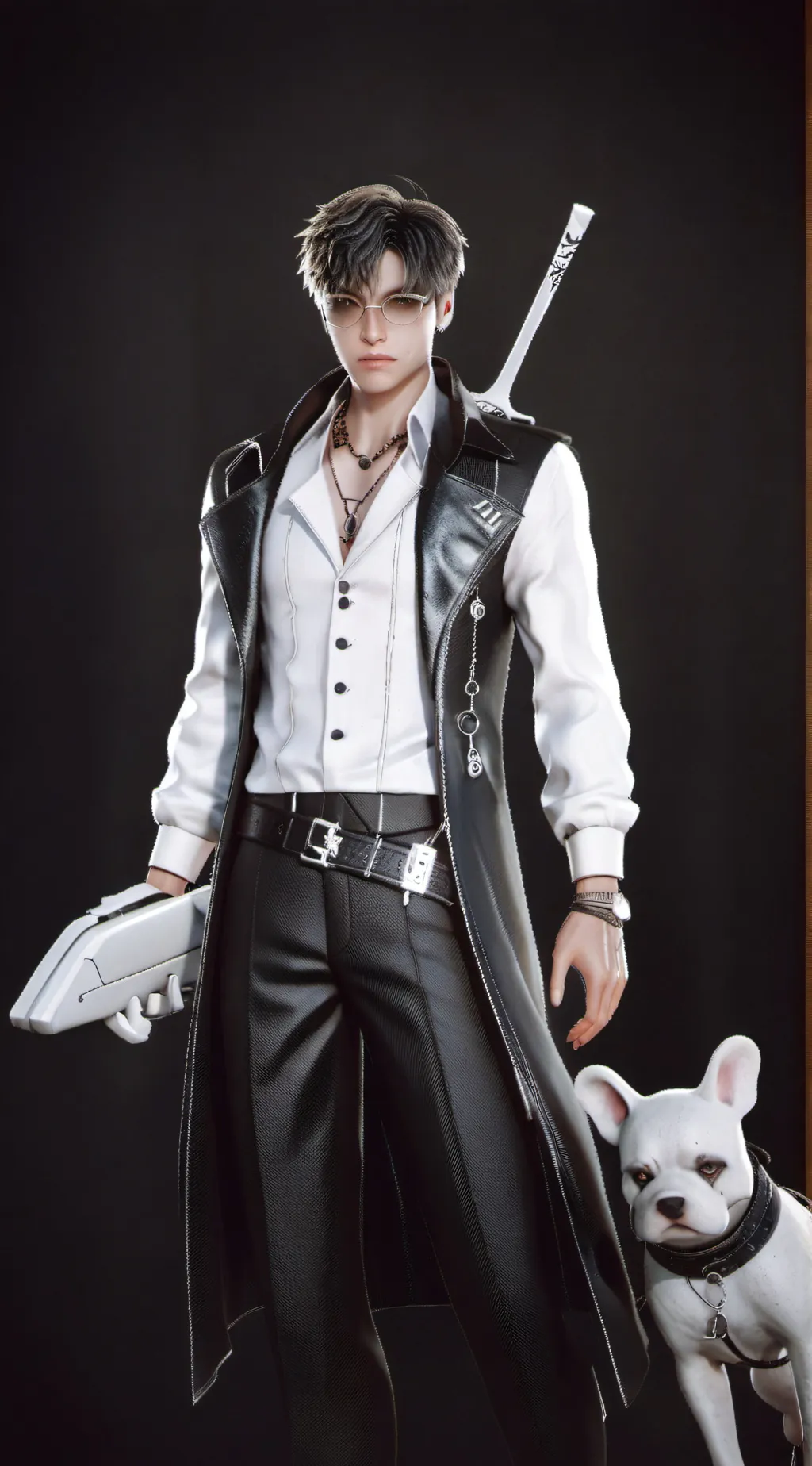 ai character: Colby Brock  background