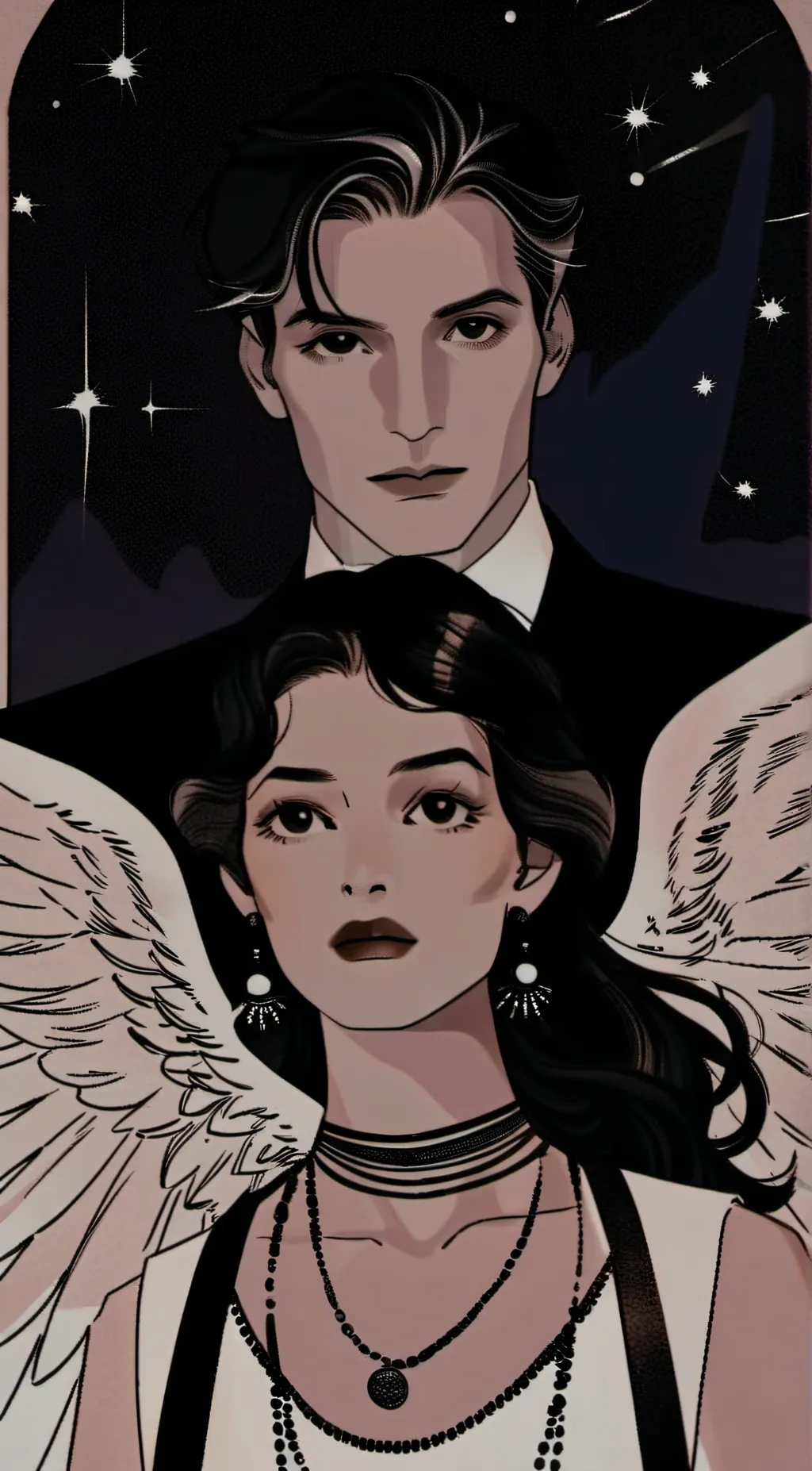 ai character: angel background