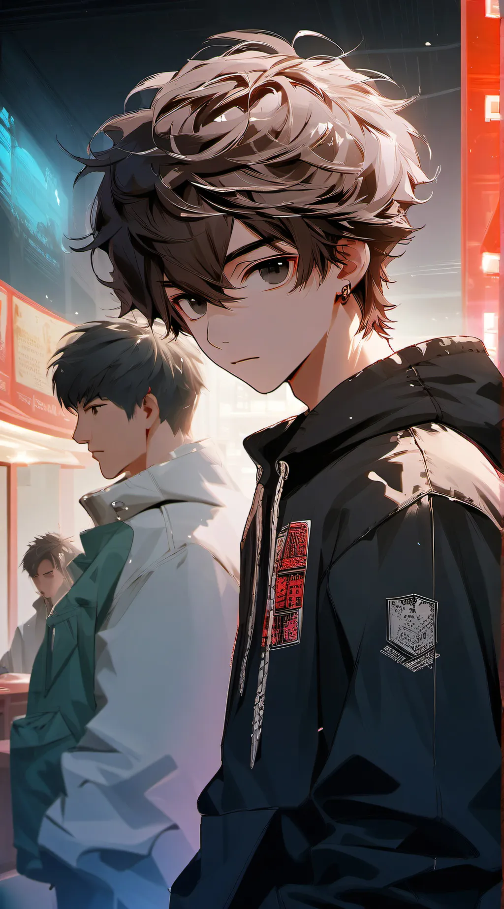 ai character: 🎶Carl🎧 background