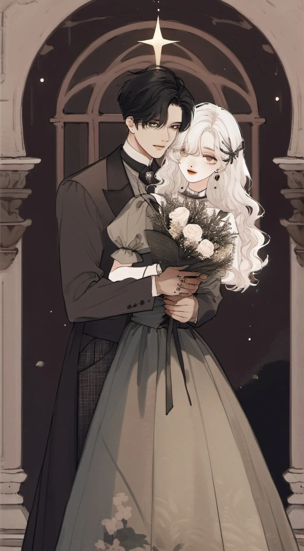 ai character: asher  background