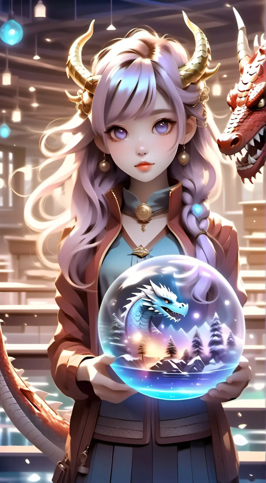 ai character: serena background